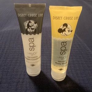 NWOT Disney Cruise Line H2O lot sea Salt body wash & Sea Marine Conditioner 2oz.